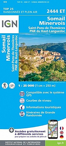 2444ET - Somail Minervois / Saint-Pons-De-Thomieres / PNR du Haut Languedoc