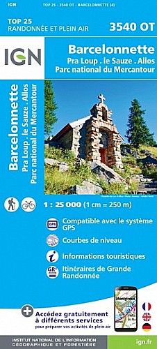 3540OT - Barcelonnette / Pra-Loup / Le Sauze / Allos / PN du Mercantour 